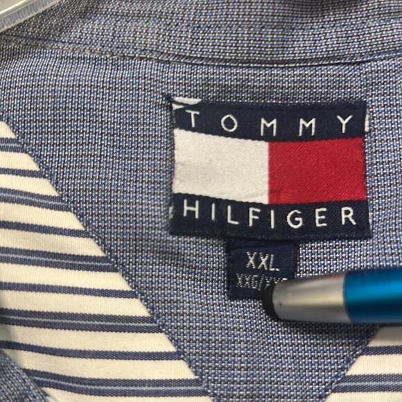 TOMMY HILFIGER‎ STRIPED SHIRT SIZE XXL - Picture 5 of 8